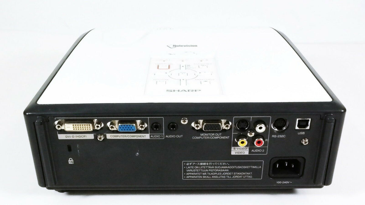 Sharp XR32X DLP Projector 2500 HD 1080i/p HDMIadapter Included